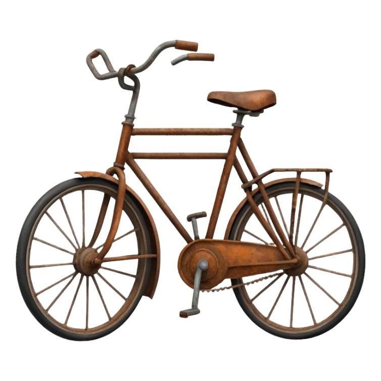 bicicleta vieja sticker