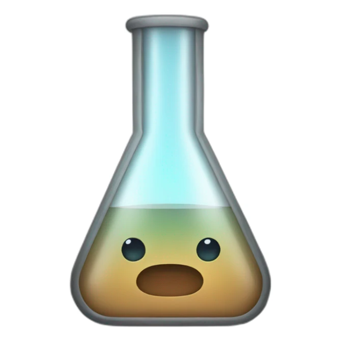 Lab flask sticker