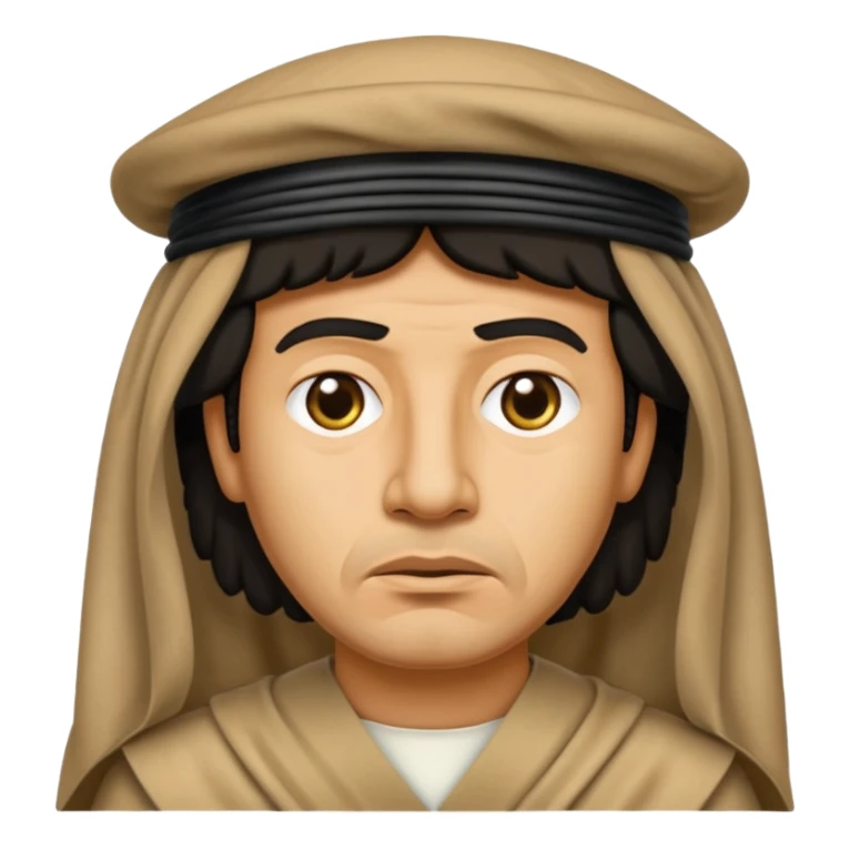 Al Khadaffi as emoji. Make him look rough and angry. sticker