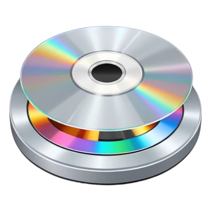 mac os compact disc music sticker