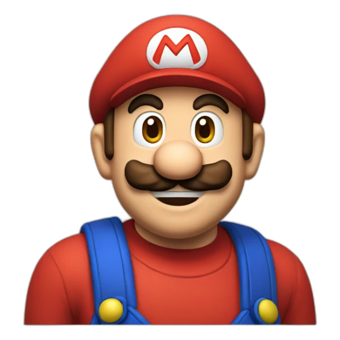 mario strange sticker