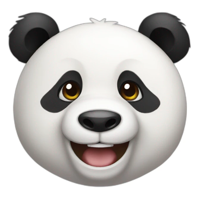 Happy panda sticker