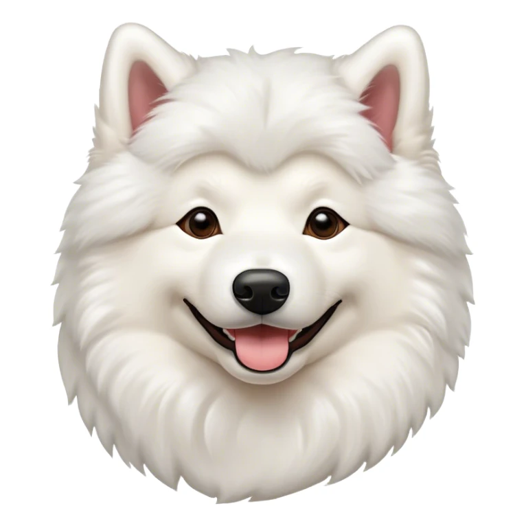 happy samoyed in Reims sticker