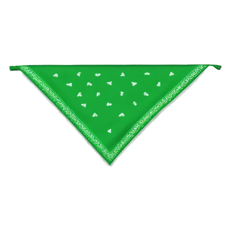 green bandana sticker