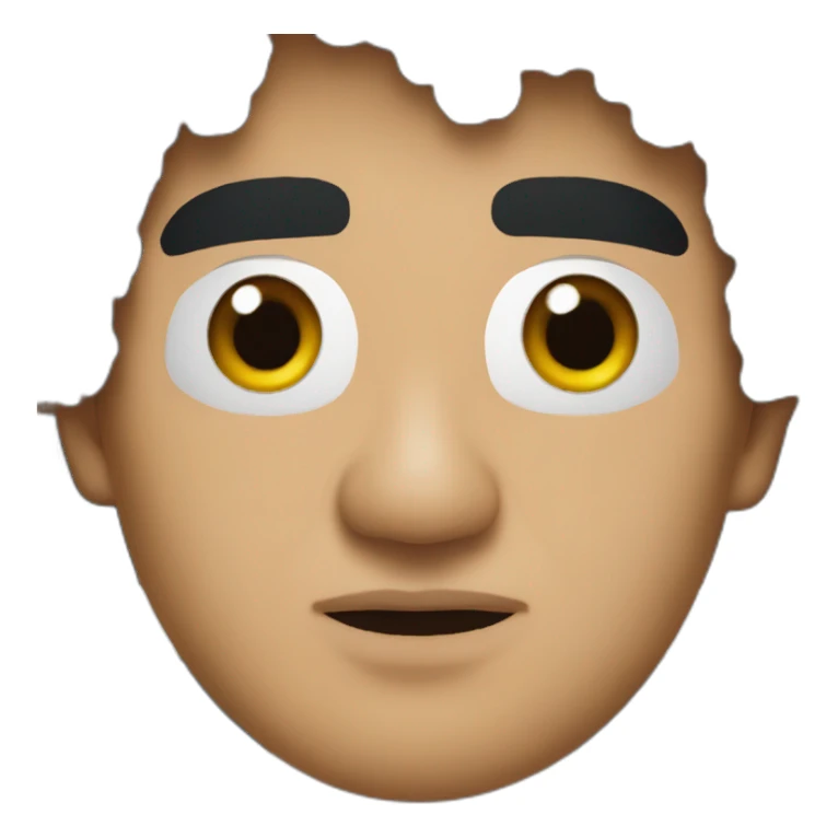 maradona with big eyes sticker