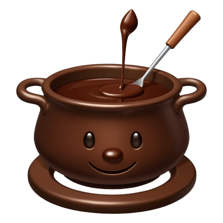Chocolate fondue  sticker