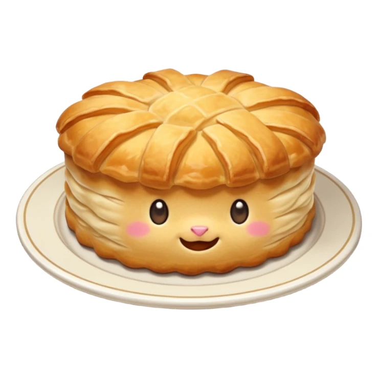 Plate cottage cutie sticker