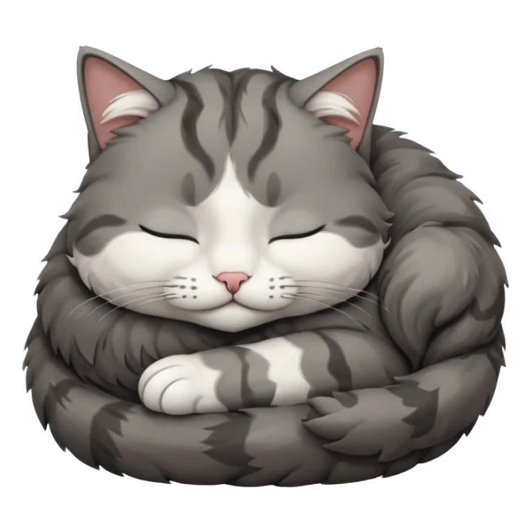 Ios 18 sleep cat sticker