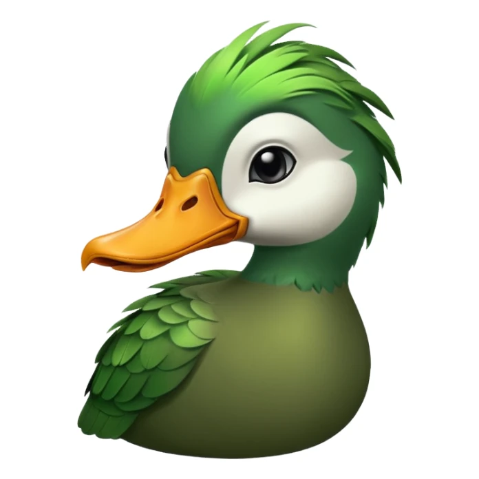 Big mean tough duck sticker