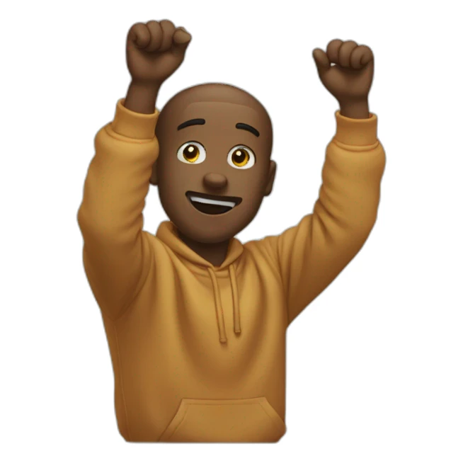 Emoji qui dab sticker