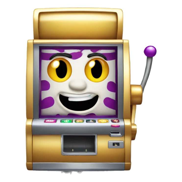 anthropomorphic slot machine  sticker