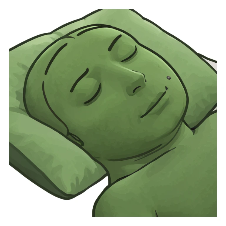 person sleeping  sticker