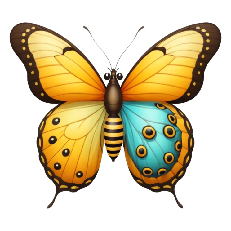 butterfly life cycle  sticker
