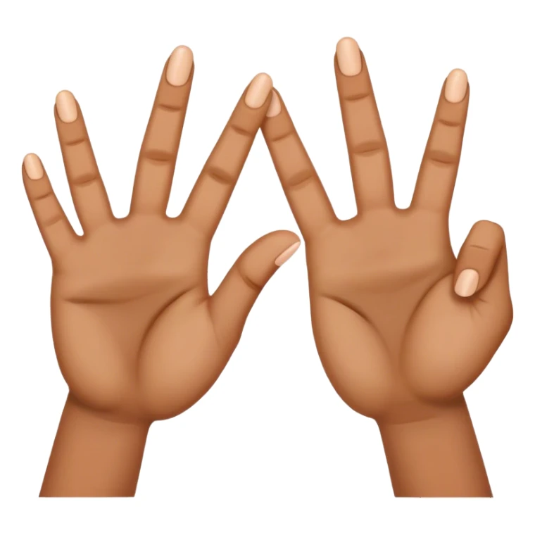 fingers crossed sticker