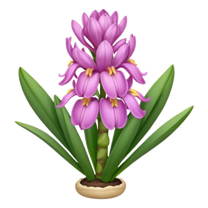 a light margenta  Hyacinth sticker