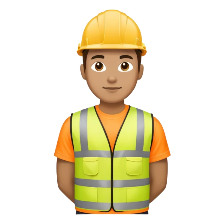 Telecoms engineer warrior with hi vis top  sticker