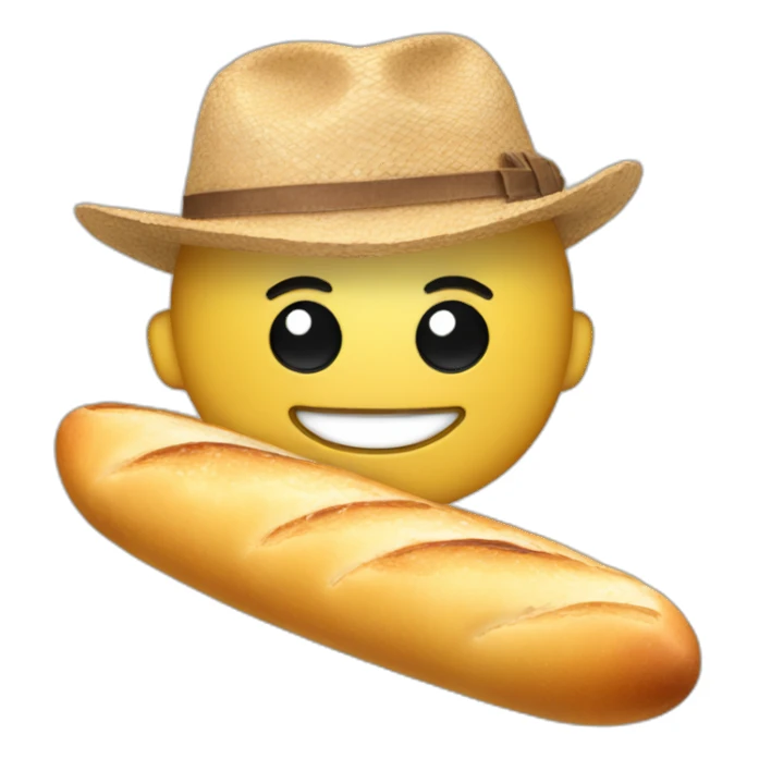 Drabcw with a baguette sticker