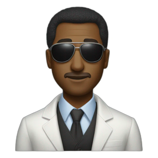 wesley snipes in sunglesses sticker