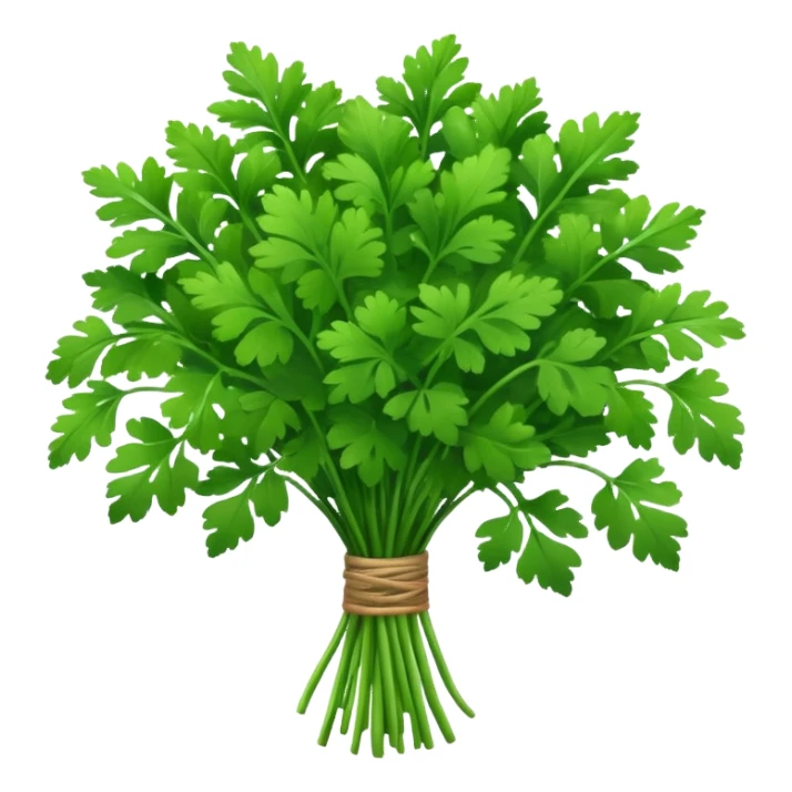 cilantro herb bouquet sticker