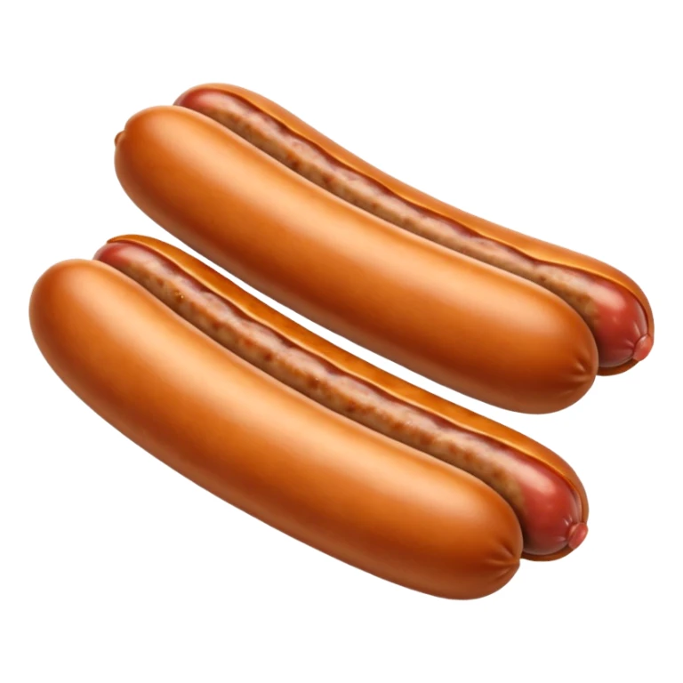 sausages cutted in slices  sticker