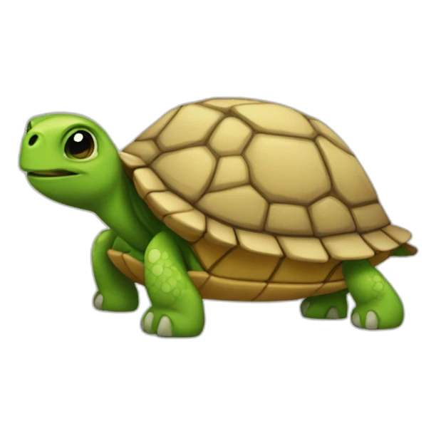 Tortuga con Zapatillas sticker