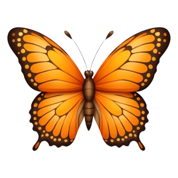 butterfly with leo print  sticker