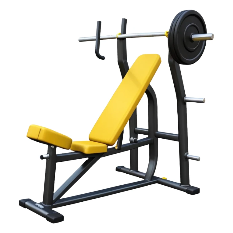 yellow gym equipment sticker