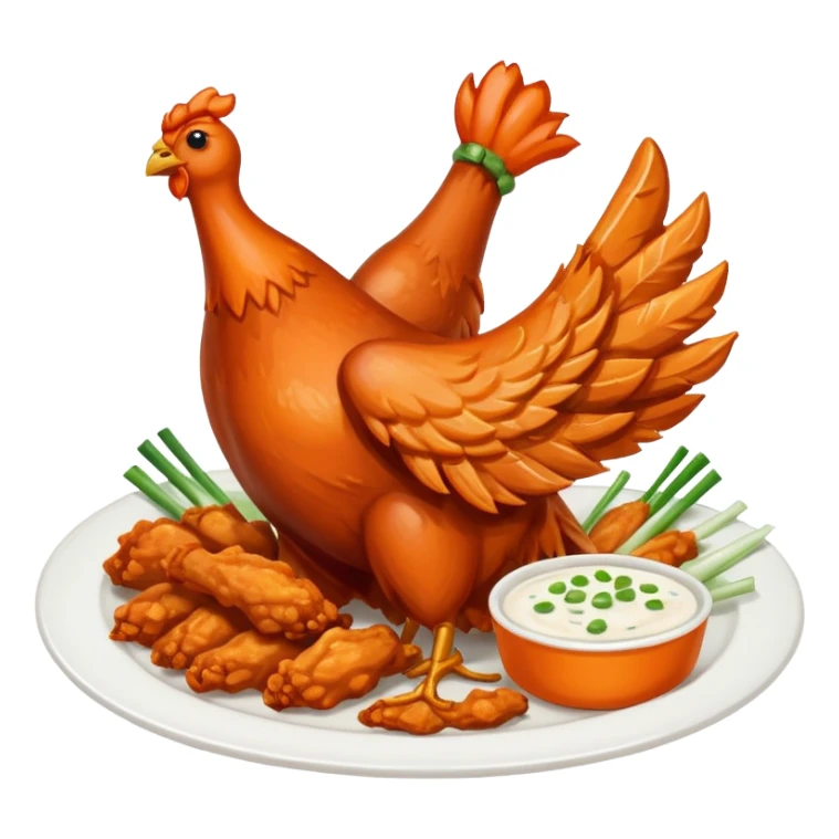 buffalo chicken wings sticker