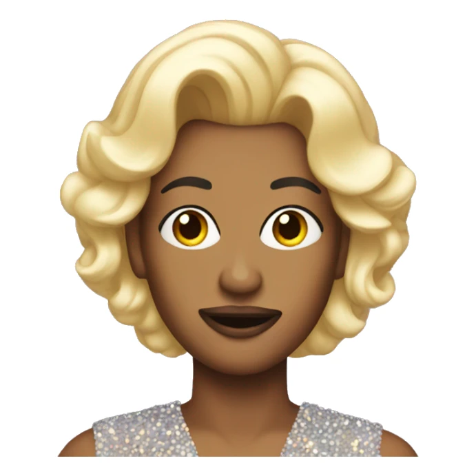 Male drag queen sticker