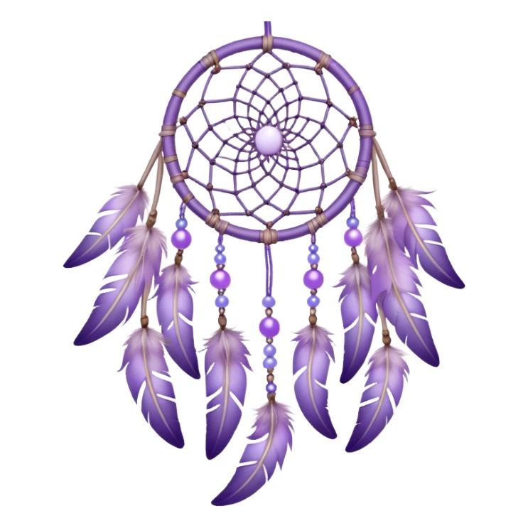 Pastel Violet lavender dreamcatcher sticker