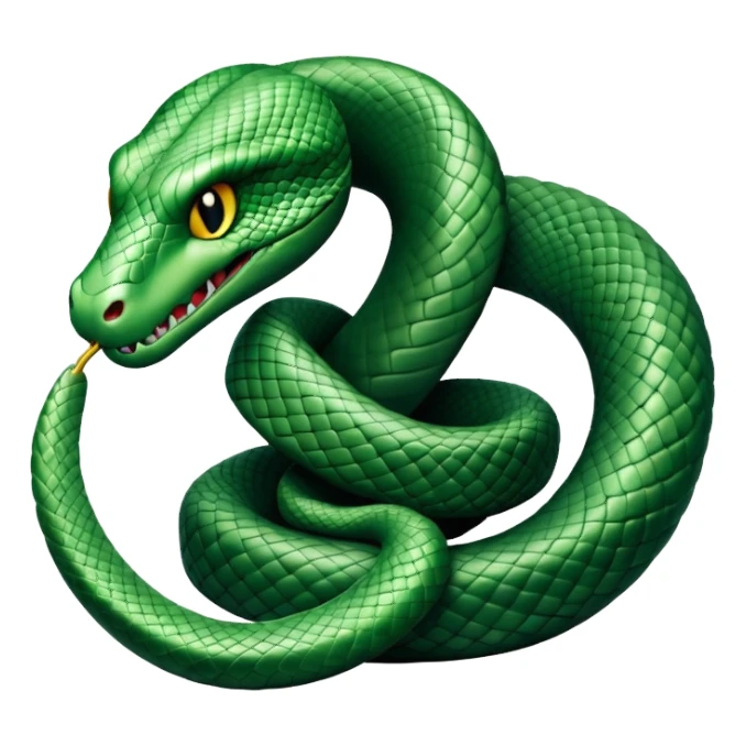 Realistic Hogwarts Slytherin snake sticker