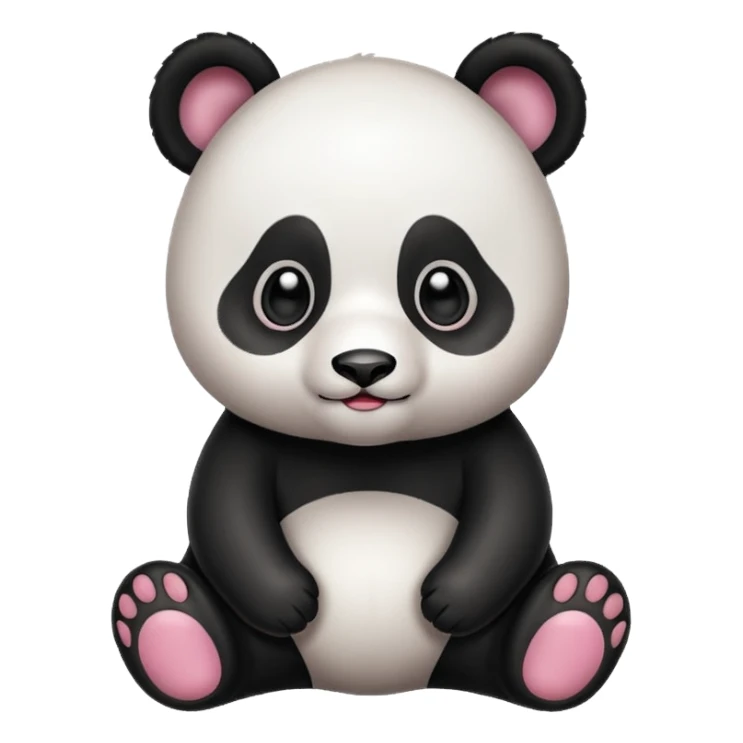 baby panda sticker