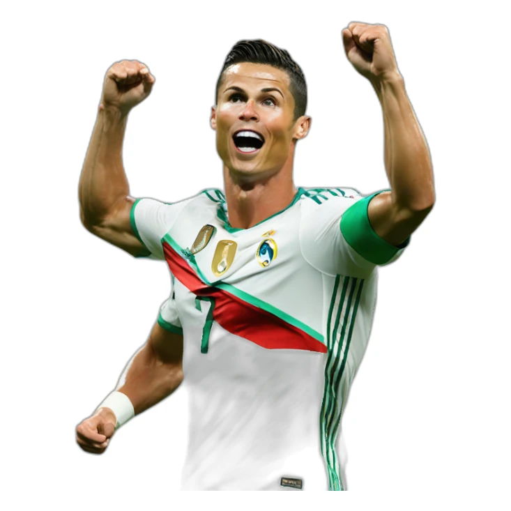 Cristiano ronaldo celebration sticker