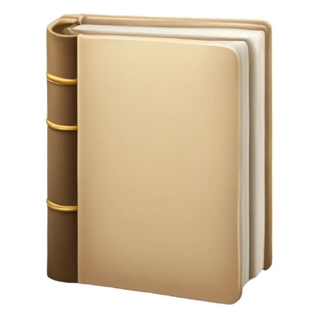 luxury beige book sticker