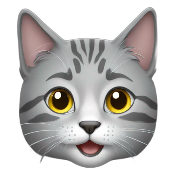 happygreycat sticker