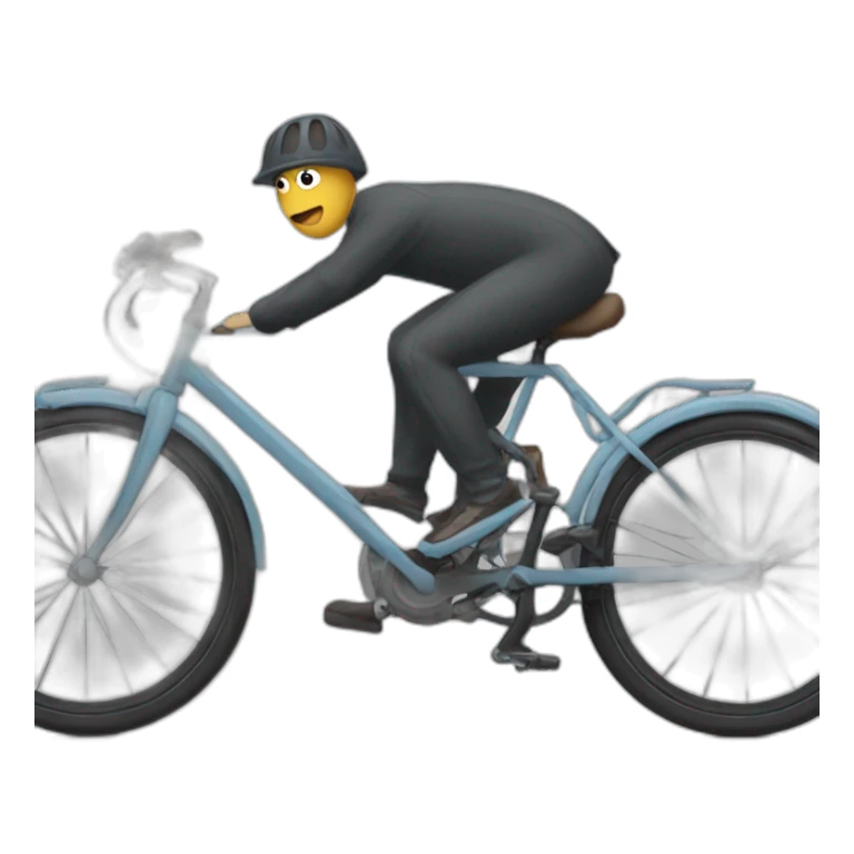 poulpe a velo sticker