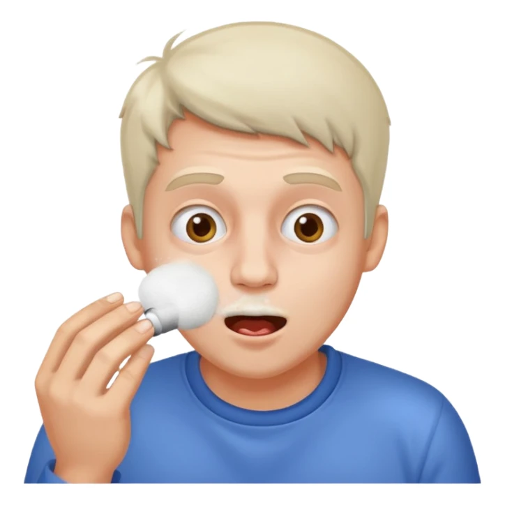 Guy snorting cocaine emoji sticker