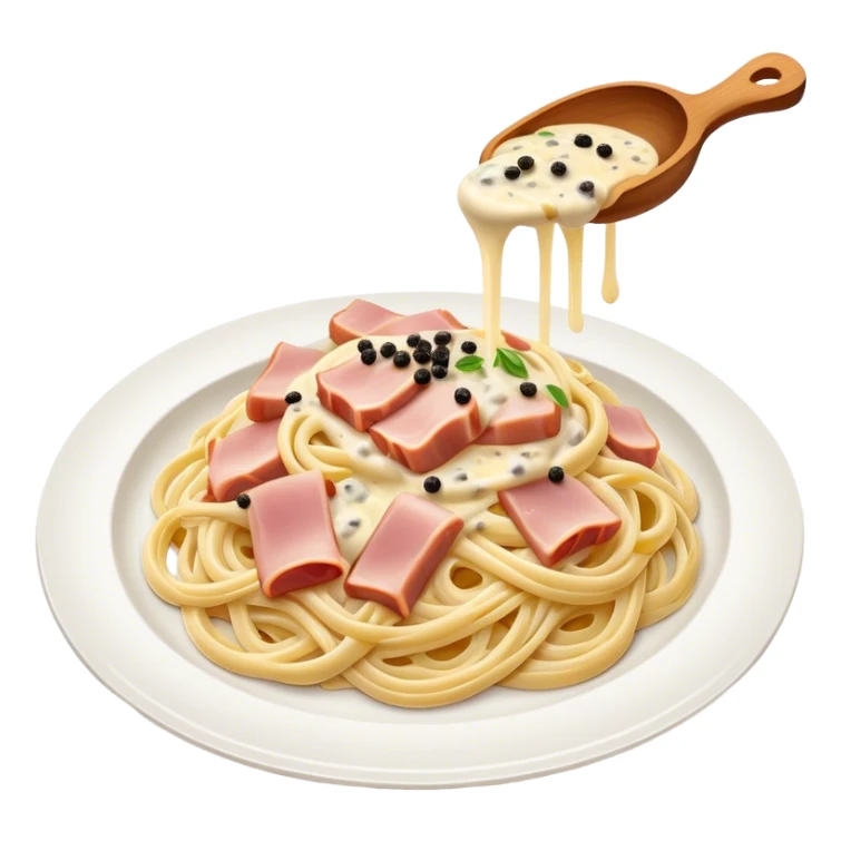 Ham carbonara sticker
