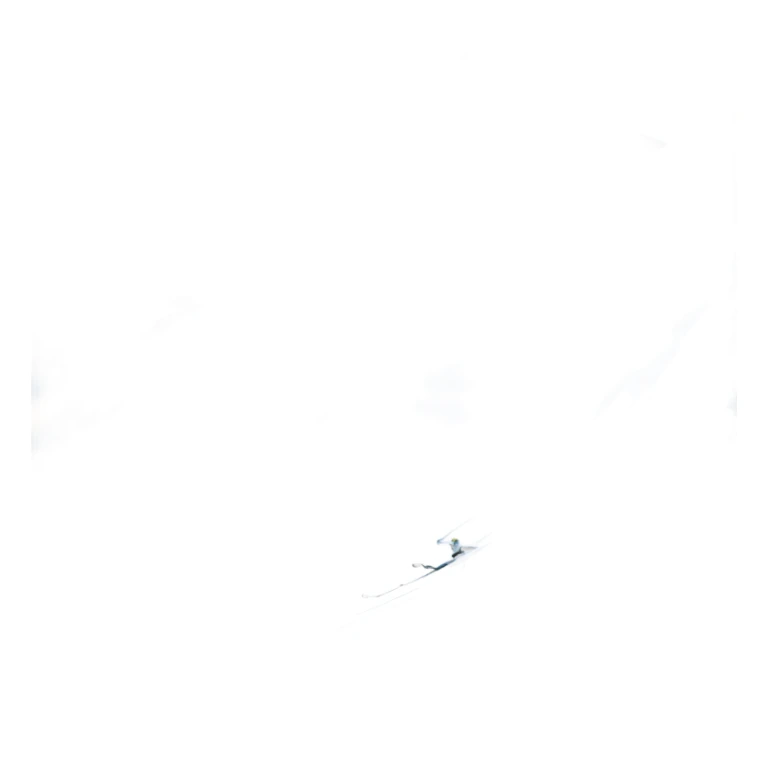 A beautiful ski slope sticker