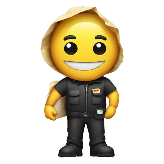 Rober with chips pack sticker