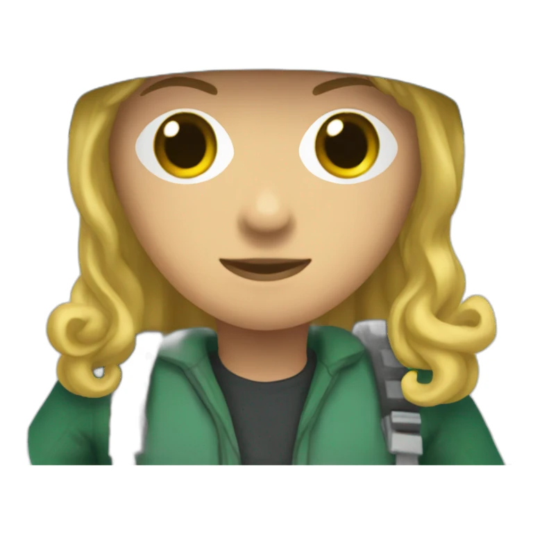 Squid game guard sticker