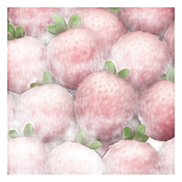 lychee with penguin feet sticker