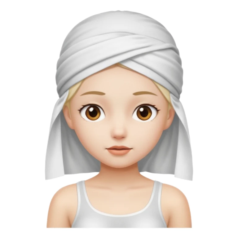 Трусы на голове у девушки sticker