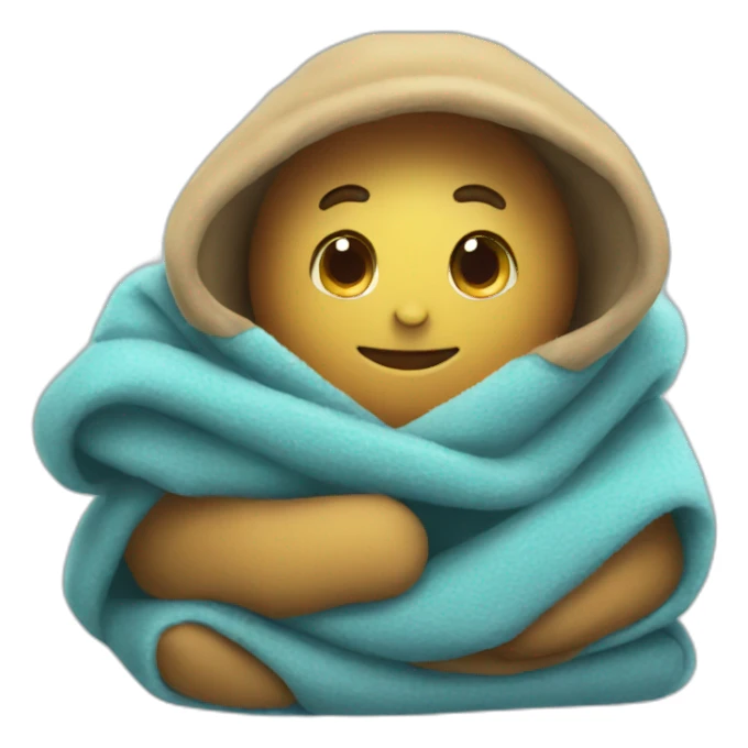 cosy with a blanket sticker