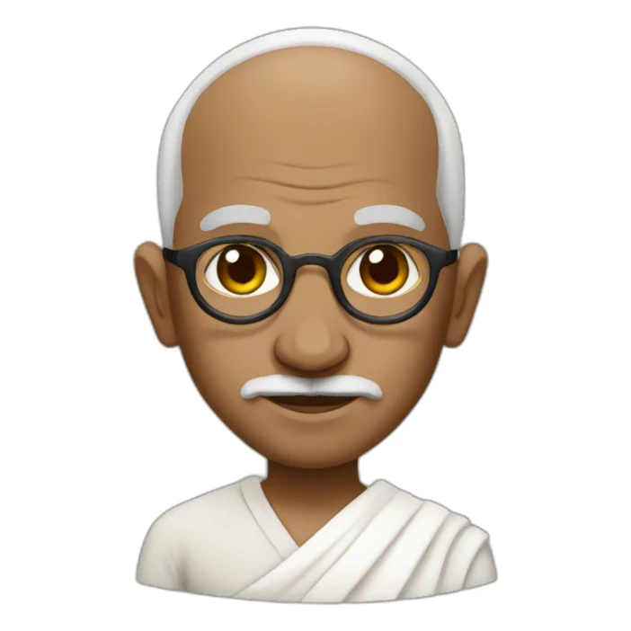 Gandhi sticker