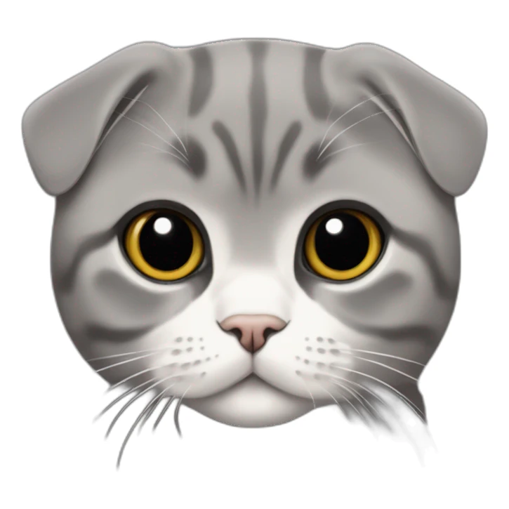 Scottish Fold gray Tommy Hilfiger sticker