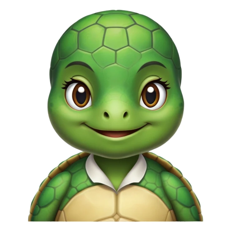 hostess at a restaurant as a turtle  sticker