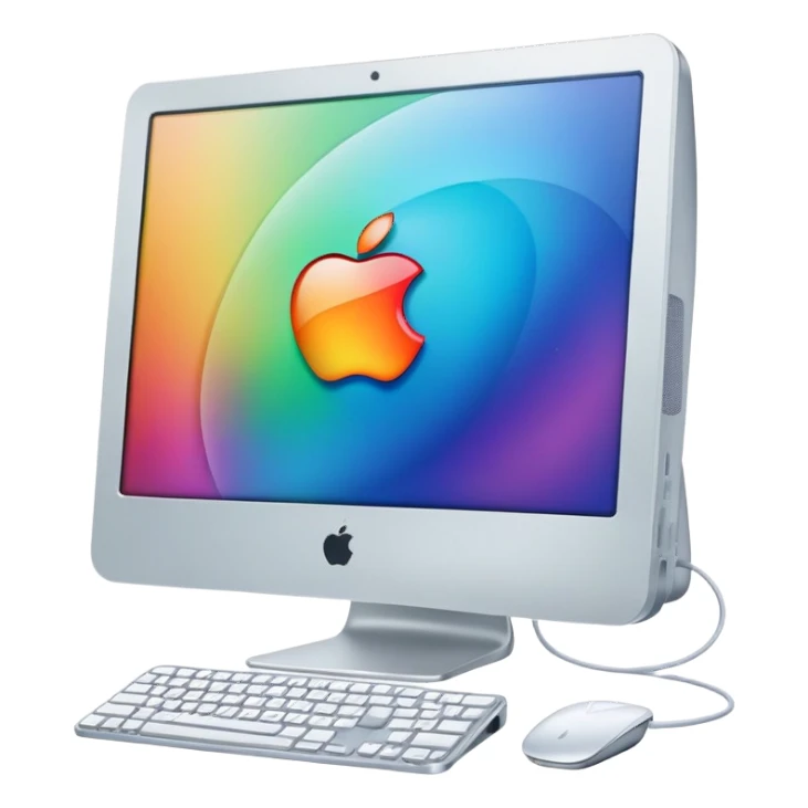 Apple iMac Y2K sticker