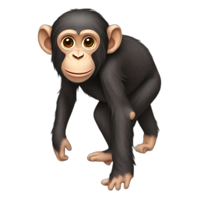 SKINNY CHIMPANZEE sticker