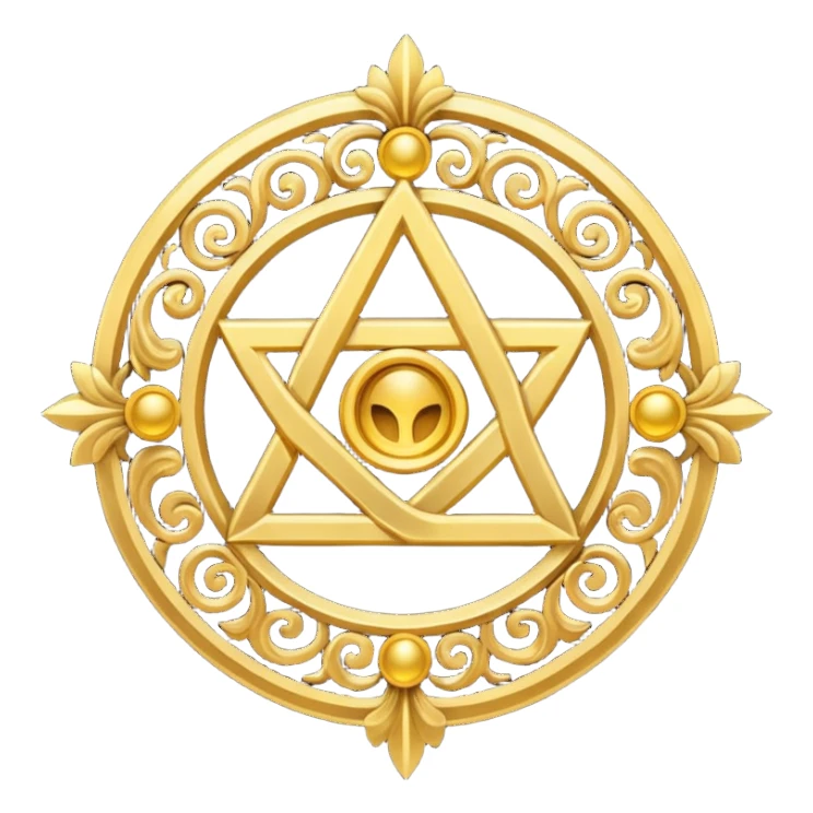 ancient magic symbol sticker